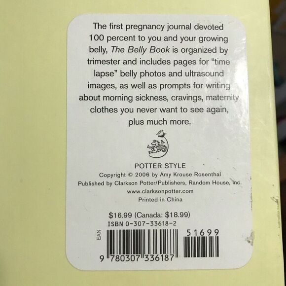 The Belly Book A Nine‎ Month Pregnancy Journal - Picture 11 of 11